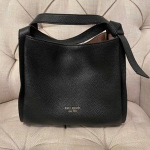 Kate Spade knott medium black crossbody tote